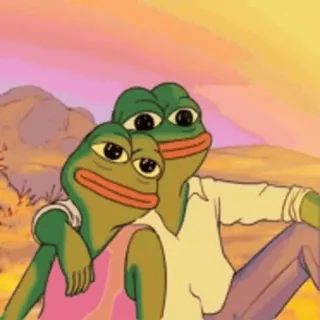 😍 Pepe the Frog Frosch, Meme, Cartoon, Figuren whatsapp sticker