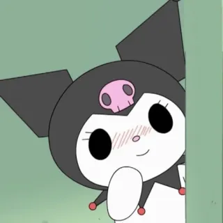 💕 Kuromi dibujos animados, Kuromi, Sanrio, anime, lindo, kawaii telegram sticker
