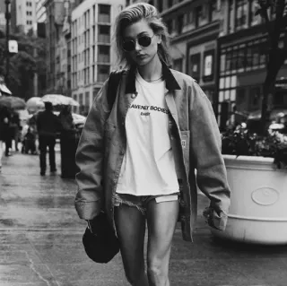 🌝 heavenly bodies streetwear, model, hailey bieber, fashion telegram sticker