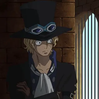 🔥 Sabo One Piece Anime, One Piece, Sabo, Personagem, Pirata telegram sticker