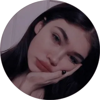 🍧 femme, fille, portrait, visage, maquillage, beauté, mannequin telegram sticker