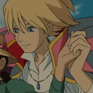 🔮 Howl Howl's Moving Castle Anime, Manga, Le Château Ambulant, Personnage, Howl telegram sticker