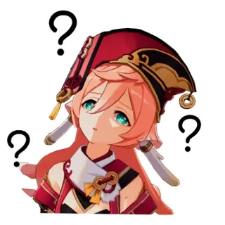 Genshin impact by @anime_stickerr whatsapp stickers