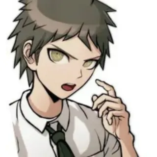 👆 Hajime Hinata Danganronpa Anime, Menino, Gravata, Danganronpa, Hajime Hinata whatsapp sticker