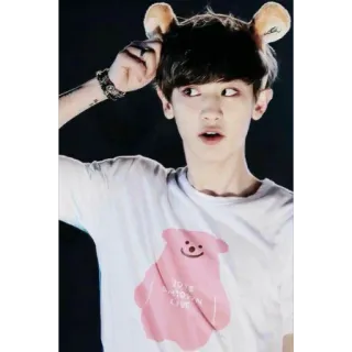 🔪 LOVE kpop, oso, orejas, ídolo, pop coreano, cantante telegram sticker