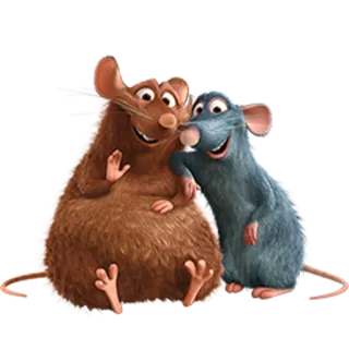 🐭 крыса, мультик, дружелюбный, милый, анимированный telegram sticker