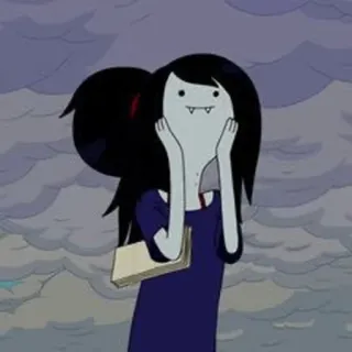 🖤 Marceline Adventure Time cartoon, vampire, Marceline, Adventure Time whatsapp sticker