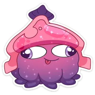 😝 fungo, cartone animato, carino, fungo, adesivo whatsapp sticker