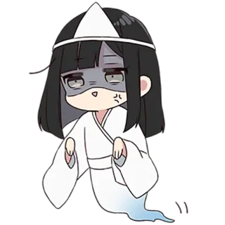 😨 Anime, Hantu, Roh, Imut, Chibi, Sedih telegram sticker