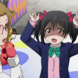 🎈 Nico Yazawa Love Live! Anime, Idol, Schulmädchen, Süß telegram sticker