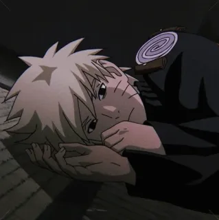 💛 Naruto Uzumaki Naruto Аниме, Грустно, Манга, Мультфильм, Персонаж, Герой telegram sticker