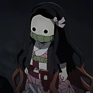 😐 Nezuko Kamado Demon Slayer Anime, Demon Slayer, Nezuko, Nezuko Kamado, Chibi, Süß whatsapp sticker
