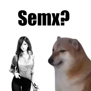 🐶 Semx? telegram sticker