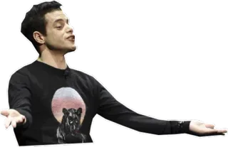 🤗 Rami Malek ator, celebridade, Rami Malek telegram sticker