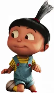 😋 Agnes Despicable Me Cartoon, Film, Mädchen, Figur, Süß, Niedlich, Lustig telegram sticker