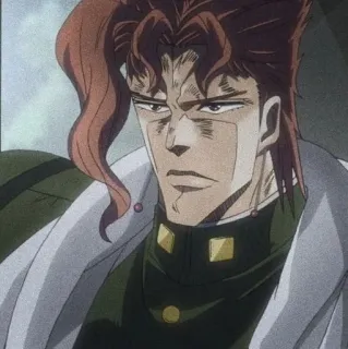 🌟 Noriaki Kakyoin JoJo's Bizarre Adventure Anime, Jojo, Kakyoin, Personnage telegram sticker