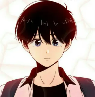 😳 Anime, Junge, Cartoon, Porträt, Koreanischer Stil telegram sticker