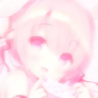 🌟 Anime, Mädchen, Rosa, Süß telegram sticker