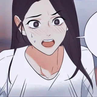 🫐 woman, girl, expression, cartoon, anime telegram sticker
