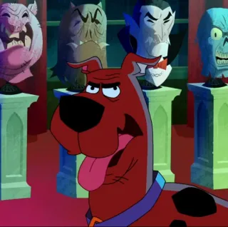 😛 Scooby-Doo cartoon, dog, scooby doo, monster, halloween telegram sticker
