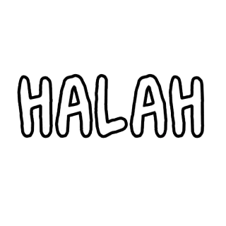 😤 HALAH halah, Indonesische slang, uitdrukking, woord telegram sticker