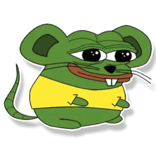 😀 Pepe the Frog Meme, Pepe, Frosch, Internet Meme, Cartoon, Maus telegram sticker