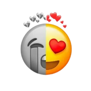 😭 Emoji, Triste, Felice, Amore, Cuore spezzato, Espressione telegram sticker