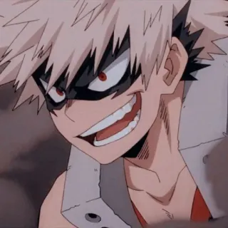 💥 Bakugo Katsuki My Hero Academia Anime, Manga, My Hero Academia, Bakugo, Katsuki Bakugo, Karakter telegram sticker
