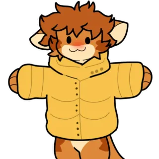 💛 Kitsun Fursona telegram sticker