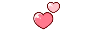 💕 serca, miłość, różowy, słodkie telegram sticker
