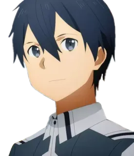 😊 Kirito Sword Art Online Anime, Personnage, Kirito, Sword Art Online whatsapp sticker