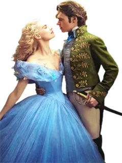 🎼 Cinderella Aschenputtel, Prinz, Disney, Märchen, Romantik, Paar whatsapp sticker