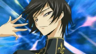 😕 Lelouch Lamperouge Code Geass Anime, Lelouch, Code Geass, Charakter telegram sticker