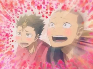 🏐 anime, trái tim, lãng mạn, tình bạn telegram sticker