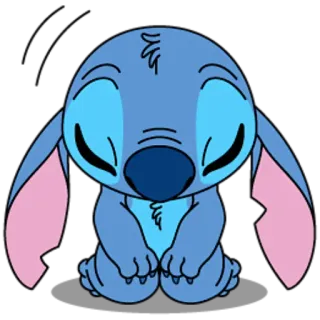 😌 Stitch Lilo & Stitch 스티치, 릴로 & 스티치, 만화, 외계인, 디즈니 telegram sticker