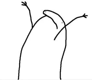 😲 strichmännchen, zeichnung, cartoon, abstrakt, einfach, lustig, witz, humor telegram sticker