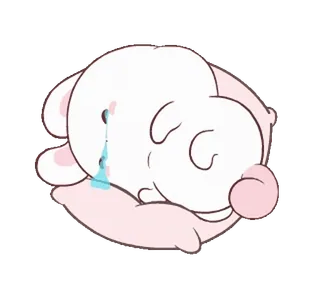 😭 traurig, weinend, Bär, süß, Cartoon, schläfrig telegram sticker