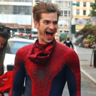 😃 Spider-Man spiderman, marvel, superhero, andrew garfield telegram sticker