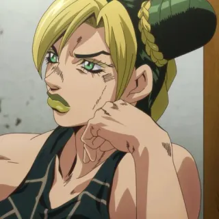 🌊 Jolyne Cujoh JoJo's Bizarre Adventure Jolyne Cujoh, JoJo's Bizarre Adventure, anime, manga, character, stone ocean telegram sticker