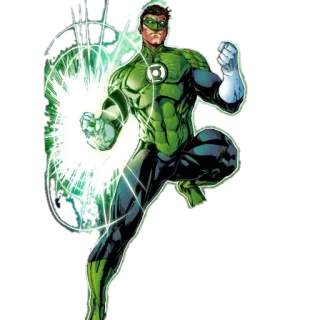 🔋 Green Lantern superhéroe, cómic, DC Comics, Linterna Verde, Hal Jordan telegram sticker