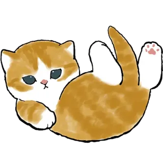 😜 小猫, 猫, 可爱, 宠物, 动物, 橘猫 telegram sticker