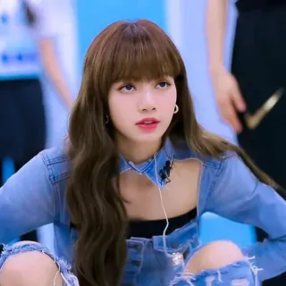 😒 Lisa Lisa, Blackpink, K-pop, cantora, idol, mulher telegram sticker