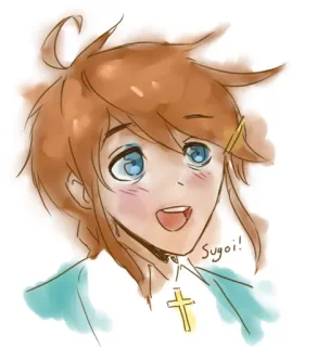 😃 Sugoi! Anime, Gadis, Lucu, Senang, Jepang, Seni telegram sticker