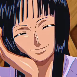 📚 Nico Robin One Piece anime, manga, one piece, nico robin whatsapp sticker