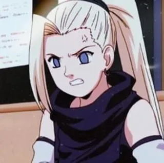 🌟 Yamanaka Ino Naruto anime, cartoon, girl, Yamanaka Ino, Naruto telegram sticker