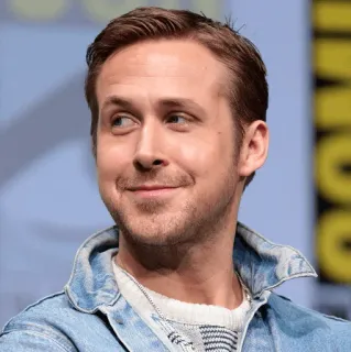 😏 Ryan Gosling diễn viên, người nổi tiếng, Ryan Gosling, chân dung telegram sticker