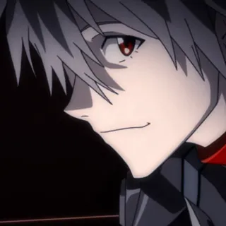 ☺️ Kaworu Nagisa Neon Genesis Evangelion anime, kaworu, nagisa, evangelion, character, manga telegram sticker