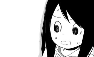 😖 Anime, Manga, Preocupado, Nervioso telegram sticker