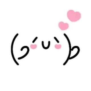 😂 emoji, hearts, cute, love, happy, kawaii telegram sticker