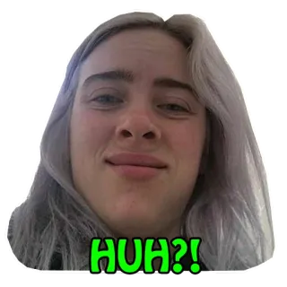 🧐 HUH?! ห๊ะ?, สีหน้า, สับสน, คำถาม, มีม telegram sticker